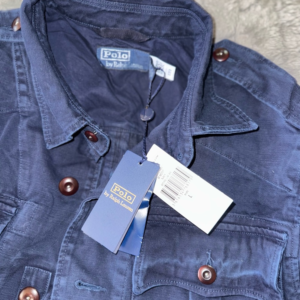 Polo by Ralph Lauren Navy Shirt Jacket